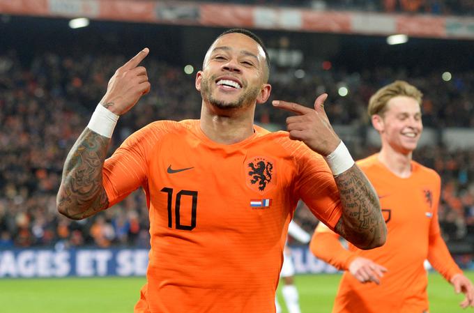 Nizozemski reprezentant Memphis Depay je kapetan Lyona. | Foto: Reuters