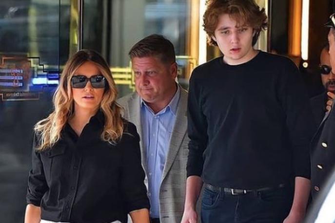 Barron Trump | Barron je zdaj najvišji v družini Trump. | Foto Instagram