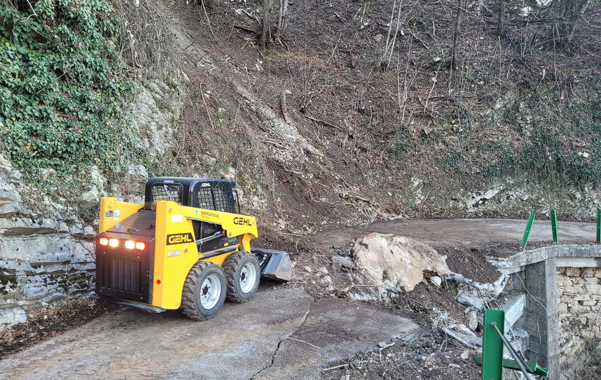 Tolmin | Lokalna cesta Zatolmin–Čadrg bo do nadaljnjega zaprta. | Foto Občina Tolmin/Facebook