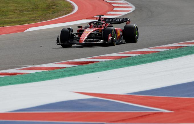 Charles Leclerc v Austinu še ni zmagal, zadnjo Ferrarijevo zmago na tem prizorišču je dosegel Kimi Räikkönen. | Foto: Reuters