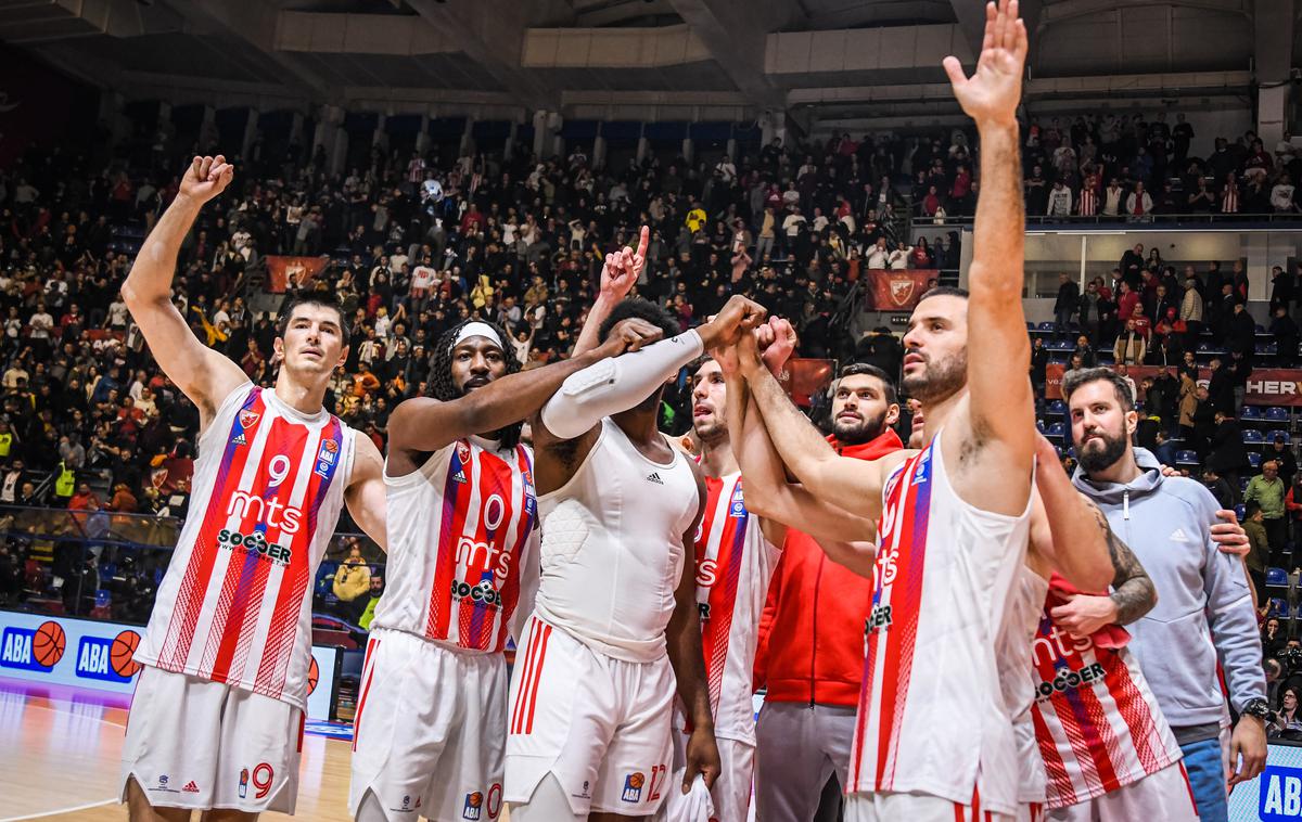 Crvena zvezda | Crvena zvezda je zmagala osmič na zadnjih desetih tekmah. | Foto ABA League j.t.d./Dragana Stjepanovic