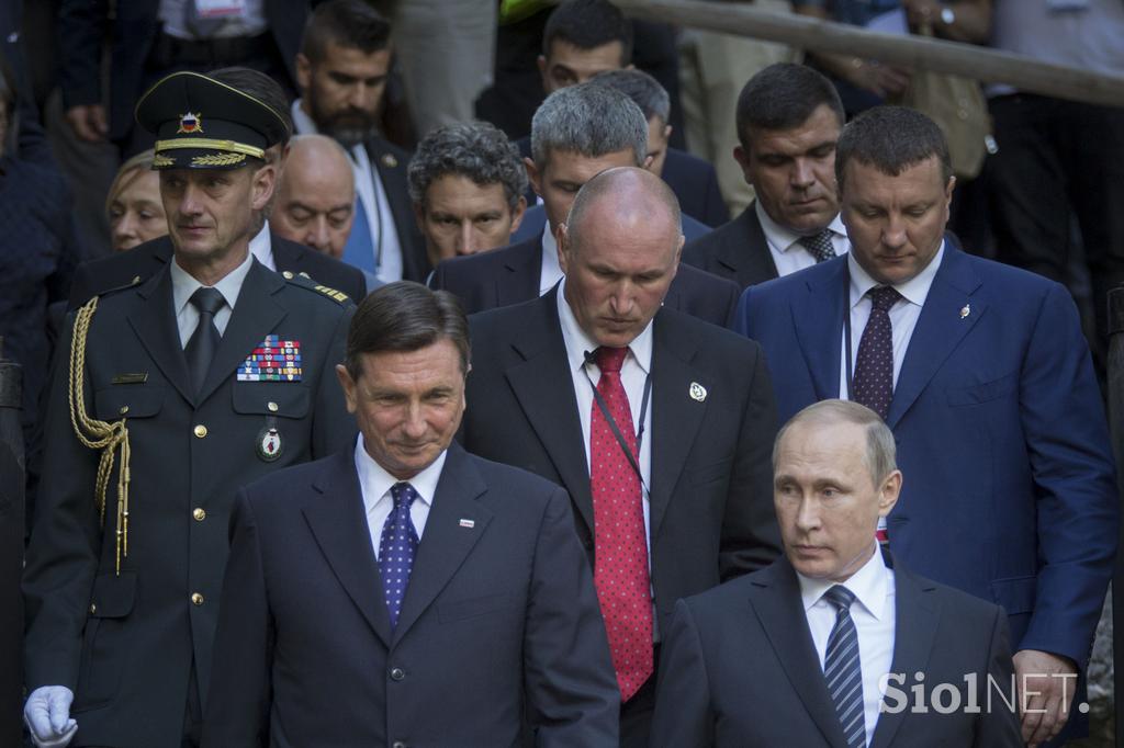 Borut Pahor Vladimir Putin Ruska kapelica Vršič