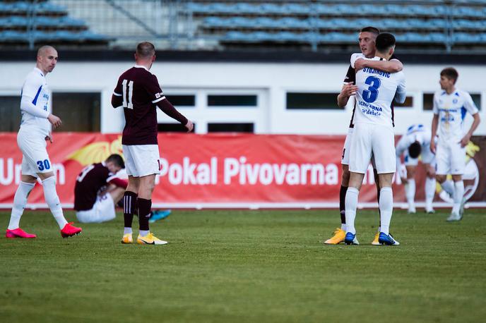 NK Triglav Kranj, NK Celje, marec 2021 | Celjani, ki se v prvenstvu borijo za obstanek, so stežka premagali drugoligaša Triglav, a jim je na koncu le uspelo. | Foto Grega Valančič/Sportida