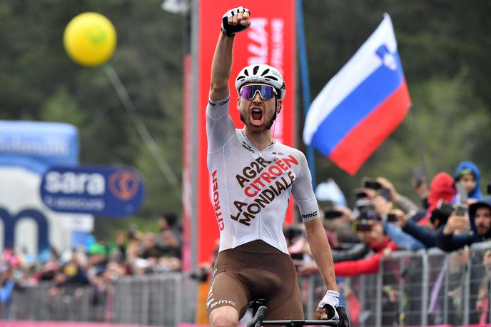 Aurelien Paret-Peintre | Aurelien Paret-Peintre je zmagovalec četrte etape letošnjega Gira. | Foto Reuters