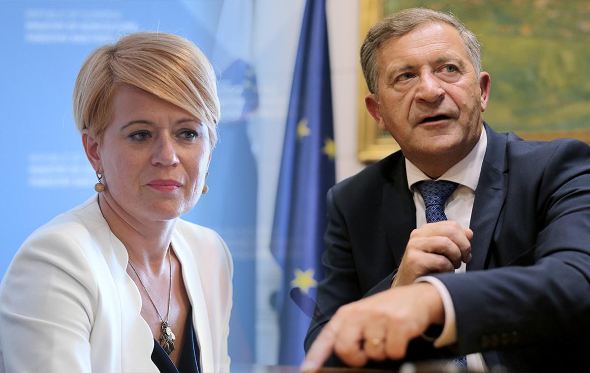 Aleksandra Pivec. Karel Erjavec. | Foto STA