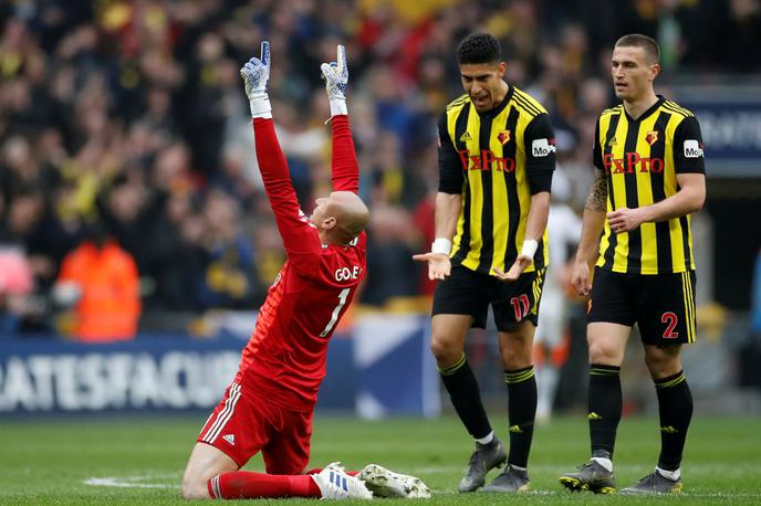 Watford | Watford, ki v 121-letni klubski zgodovini čaka na prvo lovoriko, si je zagotovil nastop v velikem finalu pokala FA. | Foto Reuters