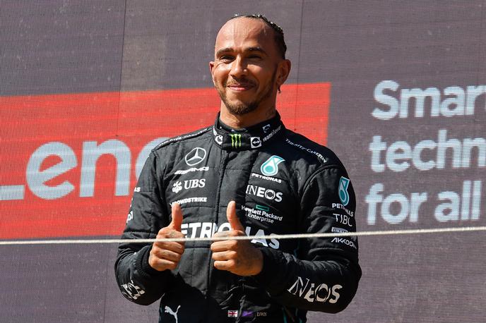 Lewis Hamilton | Lewis Hamilton hvaležen in ponosen, da je lahko odpeljal 300. dirko. | Foto Reuters