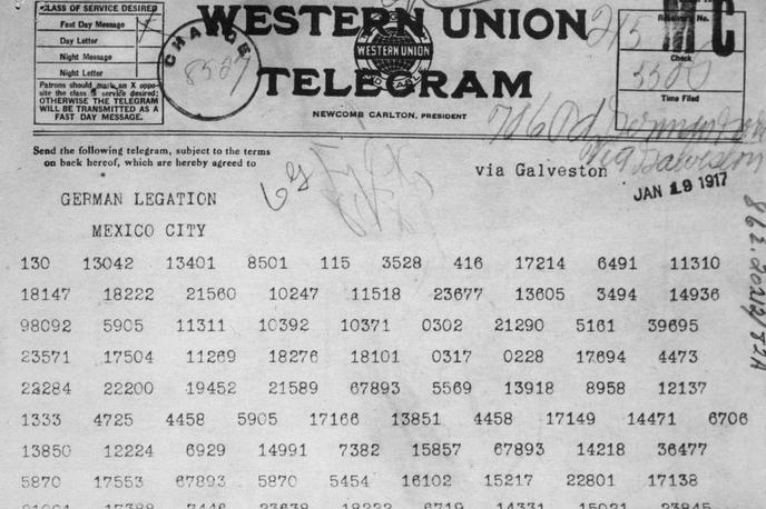 Zimmermannov telegram | Foto commons.wikimedia.org