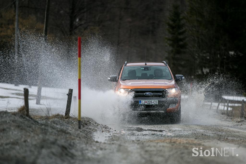 Ford ranger - fotogalerija testnega vozila