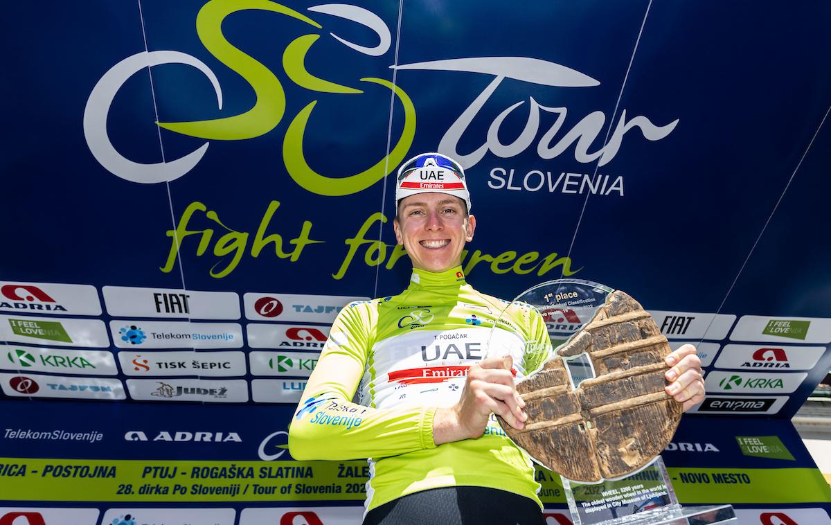 Tadej Pogačar Po Sloveniji 2022 | Tadej Pogačar se je na dirki Po Sloveniji prepričal v uspešnost priprav na francoski Tour.  | Foto Vid Ponikvar