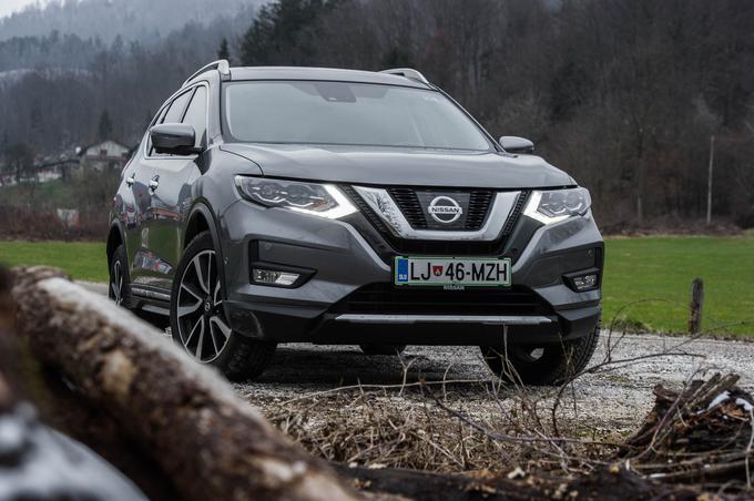 Nissan X-trail je zares osupljiv, saj združuje zmogljiv štirikolesni pogon z domiselnim in vrhunskim slogom, vendar se ne baha s svojimi lastnostmi. | Foto: Gašper Pirman