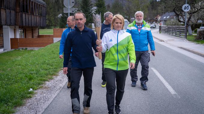 Olimpijska bakla Triglav | Foto: Peter Vrčkovnik