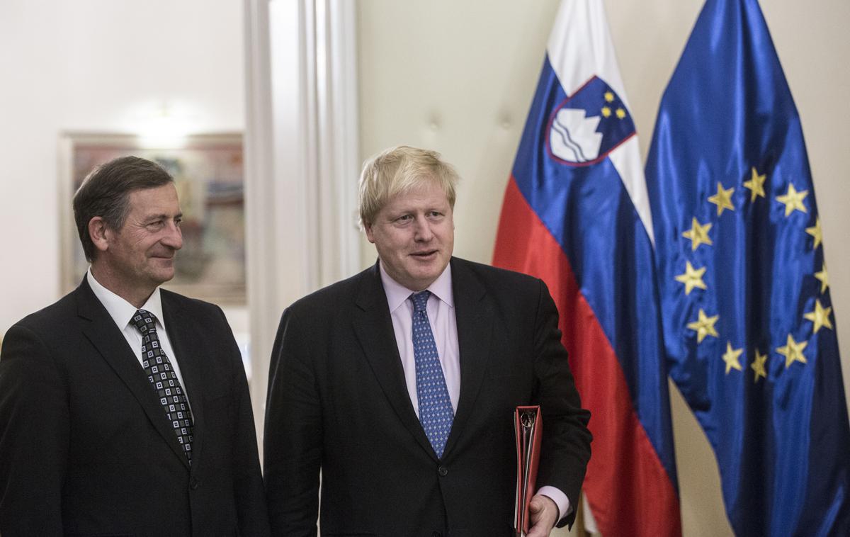 Boris Johnson, Karl Erjavec | Foto Matej Leskovšek