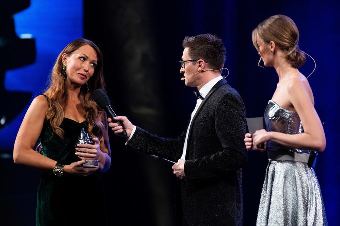 Mirjam Poterbin je na športniku leta prevzela nagrado v imenu Luke. | Foto: Grega Valančič / Sportida