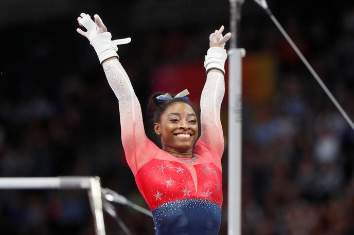 Simone Biles | Simone Biles je prišla že do 21. kolajne na svetovnih prvenstvih. | Foto Reuters