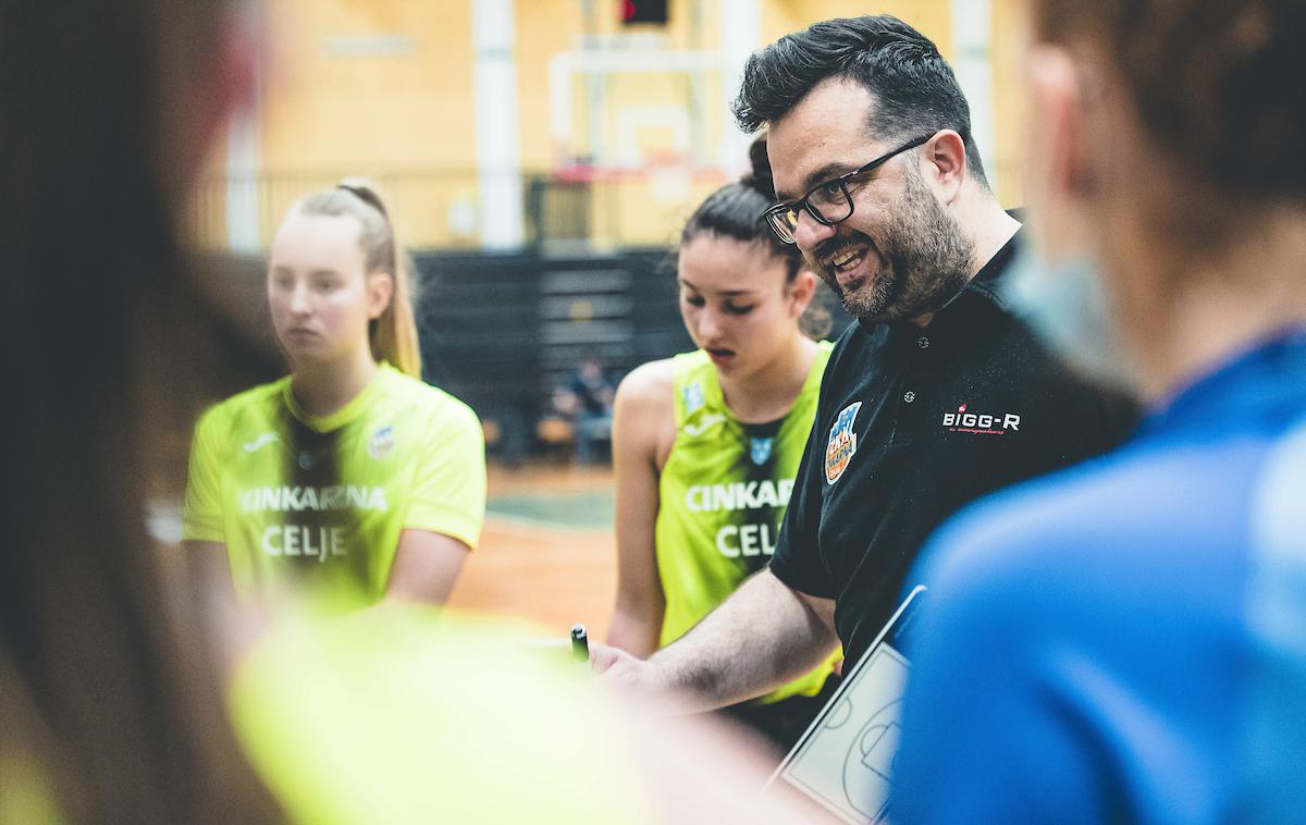 Cinkarna Celje triglav ženska košarka | Damir Grgić je Celjanke popeljal do nove lovorike. | Foto Grega Valančič/Sportida