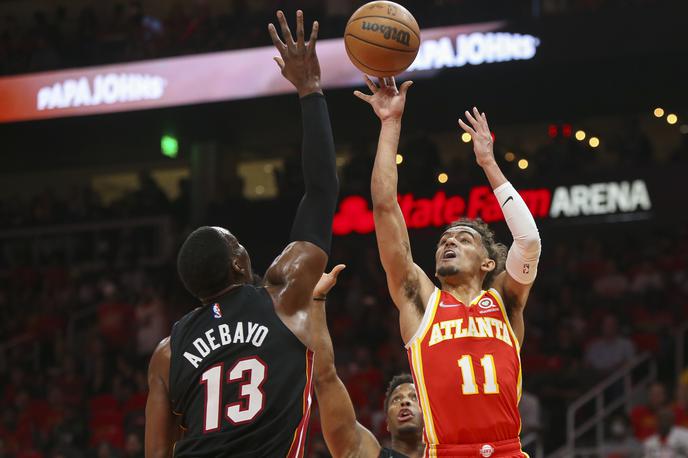 Atlanta Hawks, Trae Young | Trae Young je odločil tekmo v Atlanti. | Foto Guliverimage