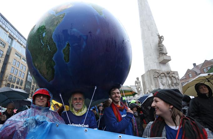 podnebne spremembe shod Amsterdam zemlja globalno segrevanje podnebje | Foto: Reuters