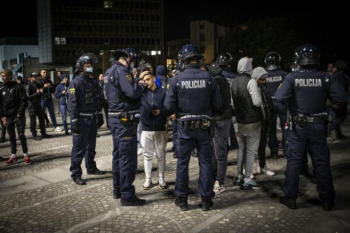 Sredin protestni shod | V teku je samo še preiskava dogajanja na shodu 5. oktobra 2021.  | Foto Ana Kovač