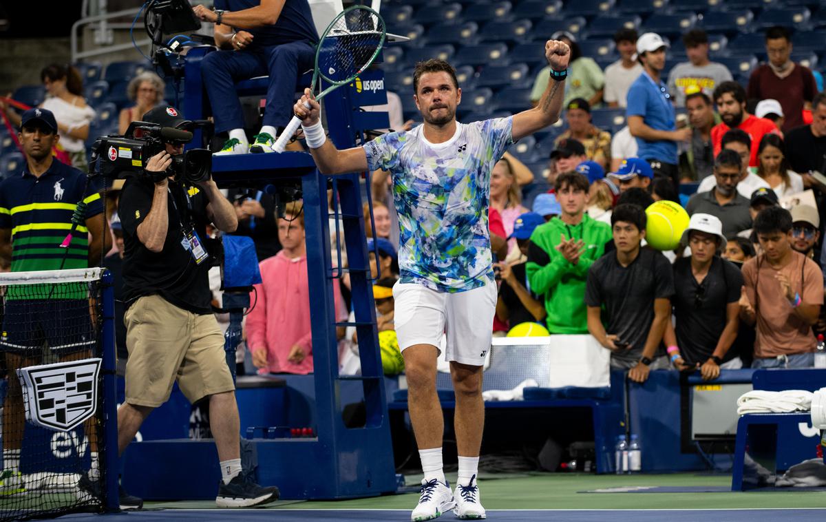 Stan Wawrinka | Stan Wawrinka je dobil prvi dvoboj na US Opnu po štirih letih. | Foto Reuters